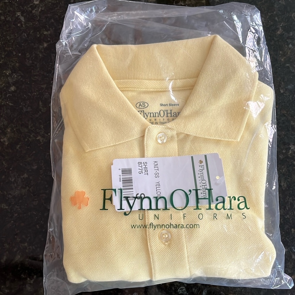 Brand new. Flynn O’Hara short sleeve adult small polo shirt
